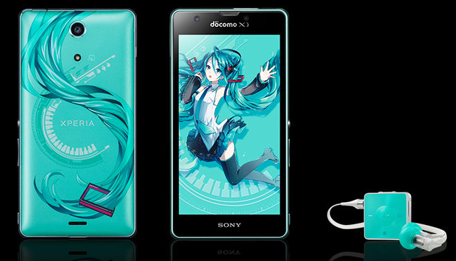 ドコモ Xperiaと初音ミクのコラボレーションモデル Xperia Feat Hatsune Miku So 04e を39 000台限定で販売 ゼロから始めるスマートフォン