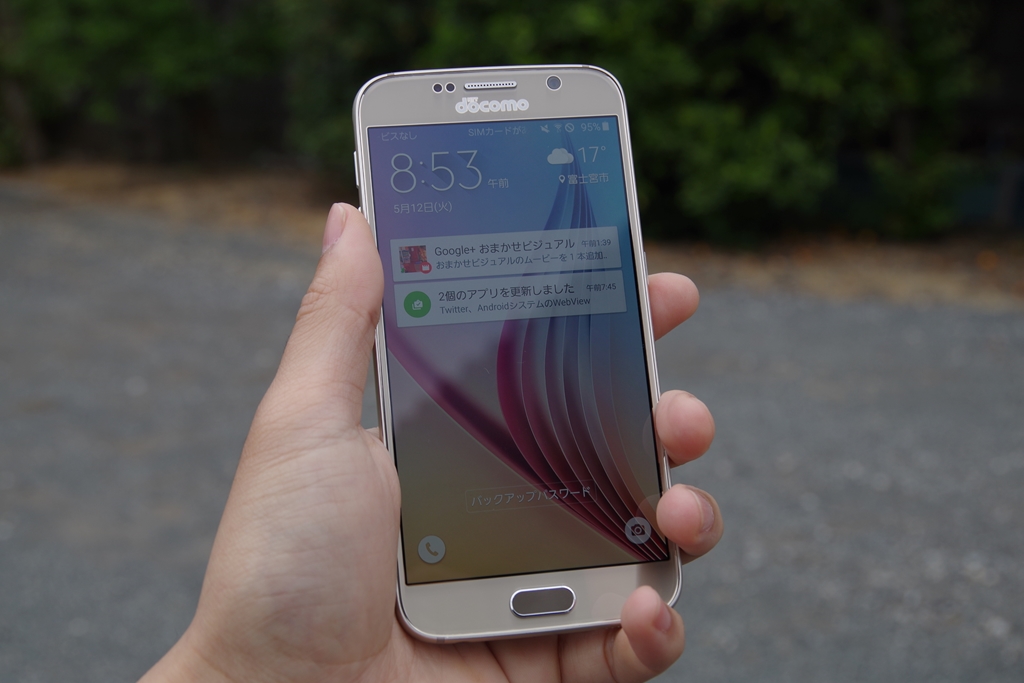 ドコモ版Galaxy S6（SC-05G）の外観レビュー – ゼロから始めるスマートフォン