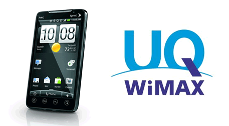 WiMax対応　HTC EVO 4G