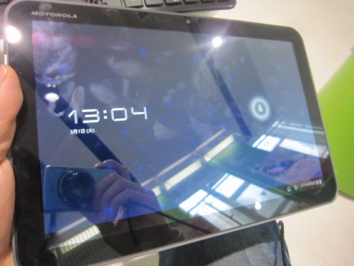 MOTOROLA XOOM Wi-Fi（TBi11M）デモ機レビュー