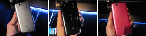 Xperia arc カラーラインナップ