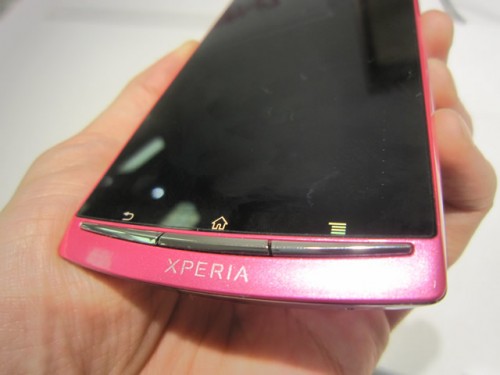 Xperia arc　前面下部