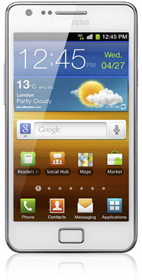 Galaxy S II Whiteバージョン