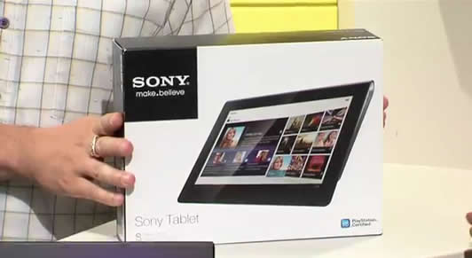 Sony Tablet S開封動画