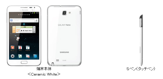 Galaxy Note SC-05D発表