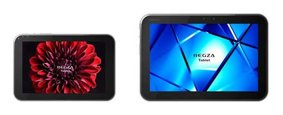REGZA tablet AT500,AT570が発売