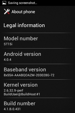 Xperia mini Android4.0アップデート配信開始