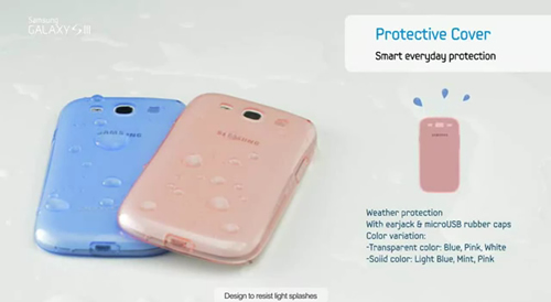 Galaxy S III protective cover