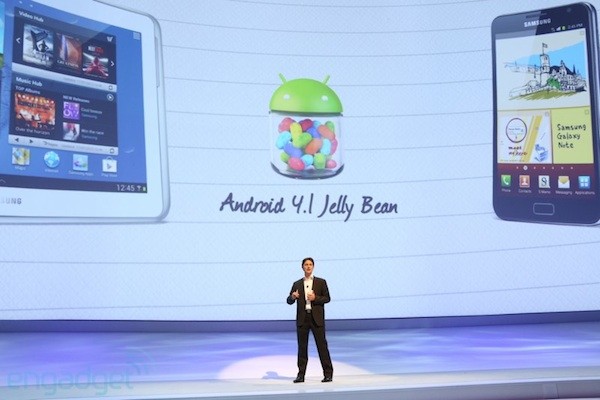 Galaxy S III Android4.1 Jelly bean アップデート