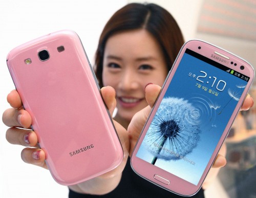 Galaxy S III Pinkモデル