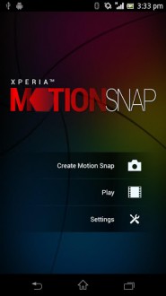 Sony Motion Snap