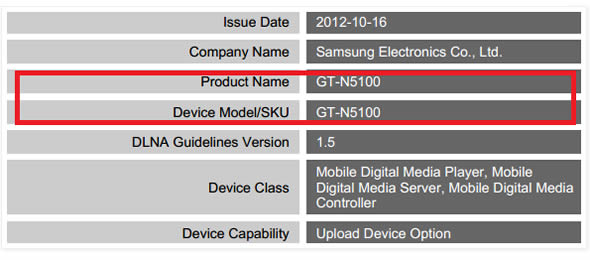 Samsung GT-N5100