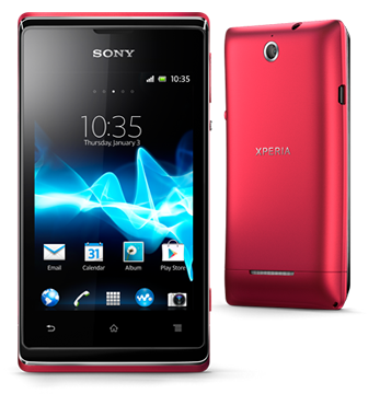 sony mobile xperia e