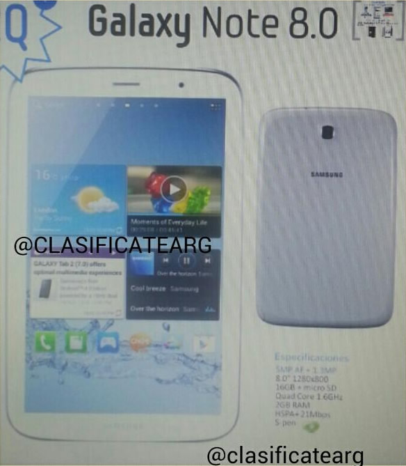 Galaxy Note 8.0