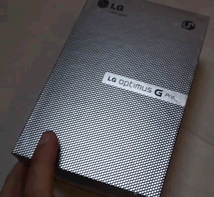 Optimus G Pro 開封動画