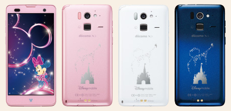 Disney mobile on docomo F-07E