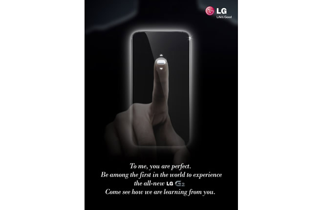 LG G2　ティザー
