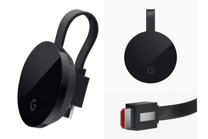 4KやHDRに対応した高性能モデル「Chromecast Ultra」。日本でも
