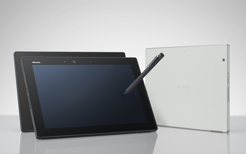 ドコモからスタイラスペン付属の高性能Androidタブレット「arrows Tab 